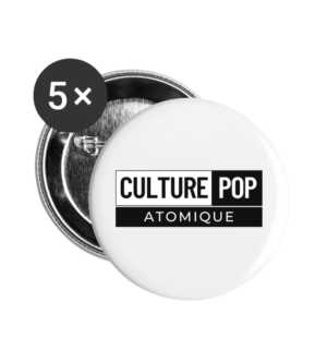 5 badges Culture Pop Atomique